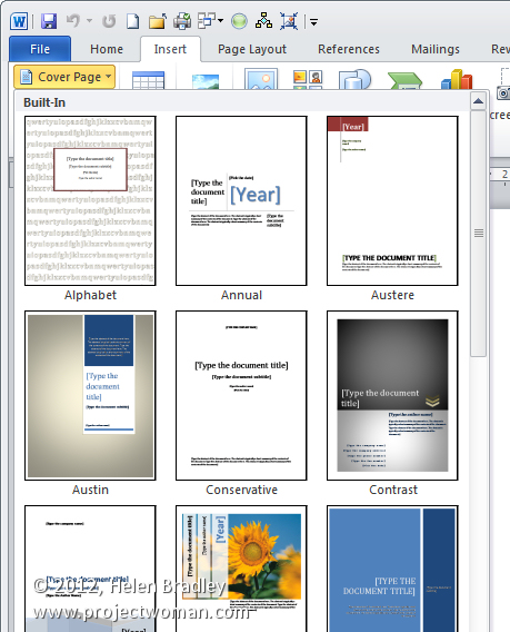 Microsoft Office 2007 Web Page Templates